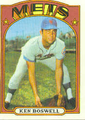 1972 Topps Baseball Cards      305     Ken Boswell